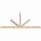 Ekena Millwork Saratoga Smooth Timber Gable Bracket, Douglas Fir, 96"W x 52"H x 3 1/2"D x 3 1/2"F, 13/12 Pitch GBW096X52X0404SAR00SDF - alternate 4